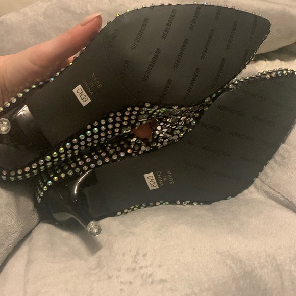 Fish net rhinestone booties - Picture 5 of 10